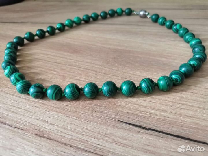Бусы СССР Малахит 60-х годов