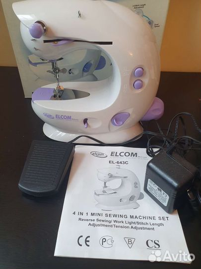Швейная машина mini Elcom El-643 C