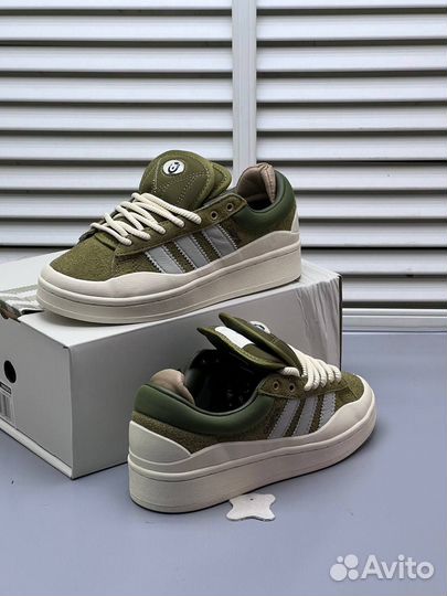 Кроссовки Adidas Campus Bad Bunny Green & Beige