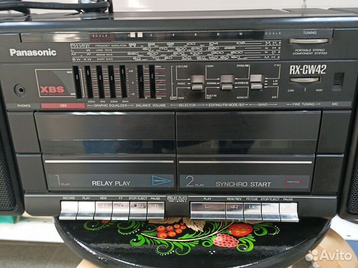 Магнитофон Panasonic rx -cw42L