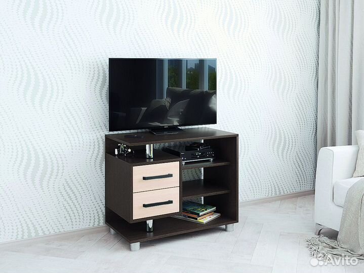 Тумба с полками современная на 800