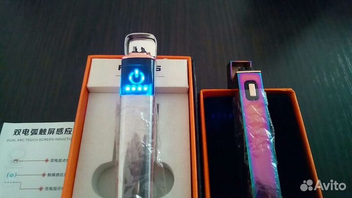 Компактная двухдуговая электрическая зажигалка USB