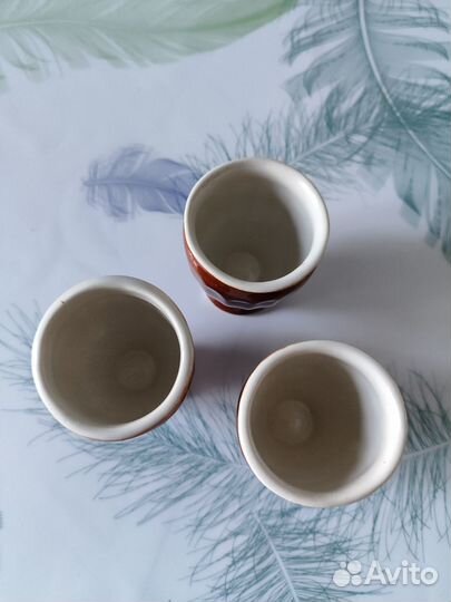 Горшок для запекания 3 шт, маленькие стаканчики 3