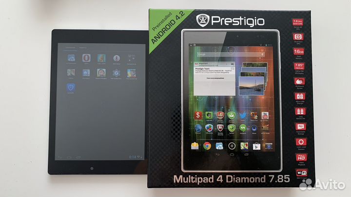 Планшет Prestigio multipad 4 diamond 7.85