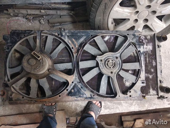 Радиатор вентилятор пассат