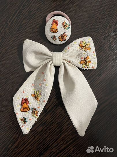 Набор бантик+резинка (для Виктории)