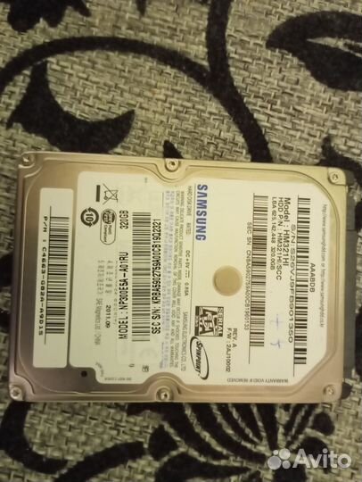 Жёсткие диски для ноутбука(320, 500,1000гб)