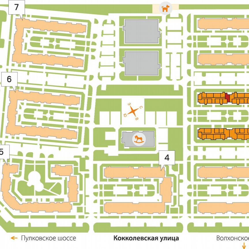 2-к. квартира, 54 м², 5/5 эт.