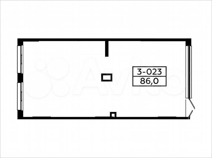 Продается торговое помещение, площадь 86 кв.м