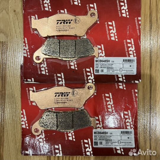 TRW mcb648sh колодки тормозные трв