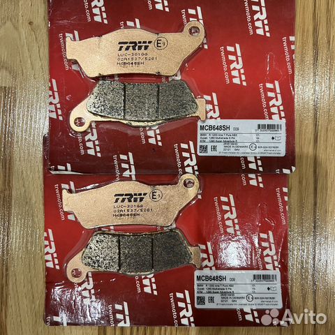 TRW mcb648sh колодки тормозные трв