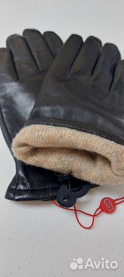 Перчатки из лайковой кожи на обхват 19-20 см