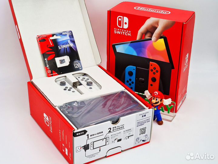 Nintendo Switch oled + Atmosphere + любые игры