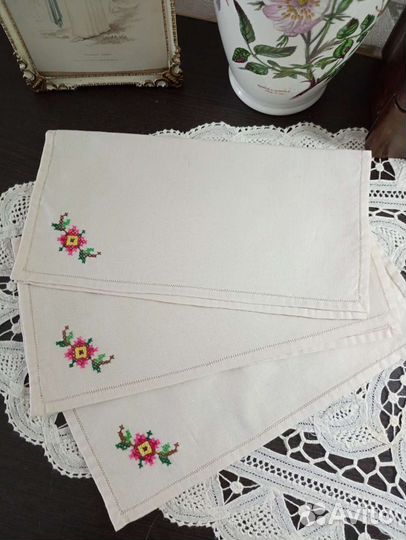 Набор салфеток винтаж Европа