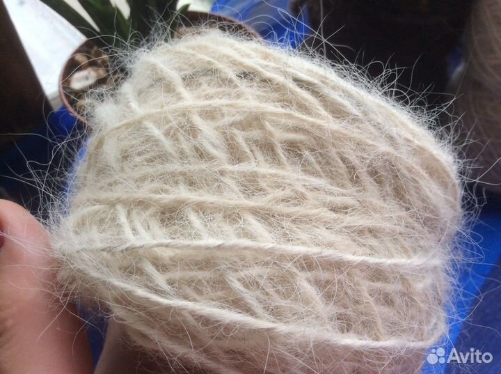 Шерсть для ручного вязания из подшерстка собаки
