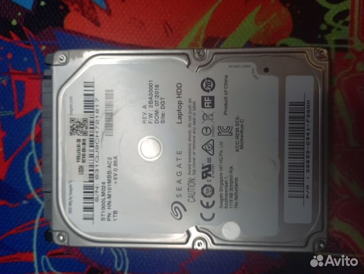 Продам неисправные жесткие диски 2.5