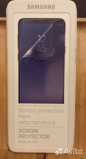 Защитная плёнка для дисплея Samsung Galaxy S9+