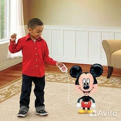 Шар ходячий Микки-малыш, ненадутый,78 см