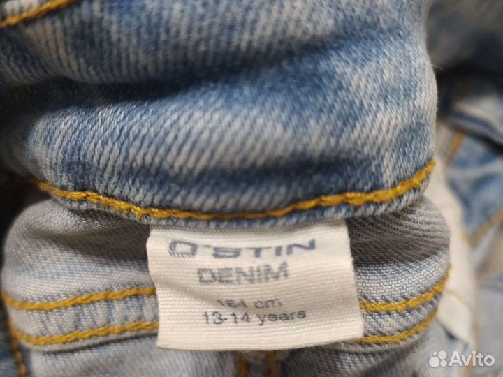Джинсовые шорты для девочки р164