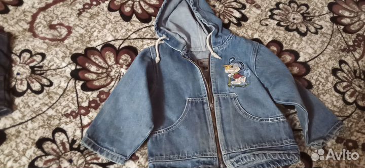 Жилет и курточка джинсовые для девочки