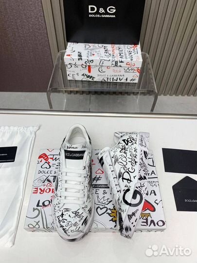 Кроссовки Dolce & Gabbana Portofino Graffiti