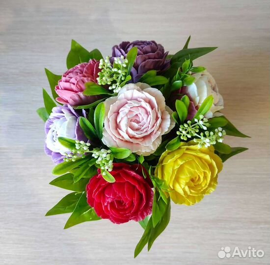 Мыльный букет (ручная работа)