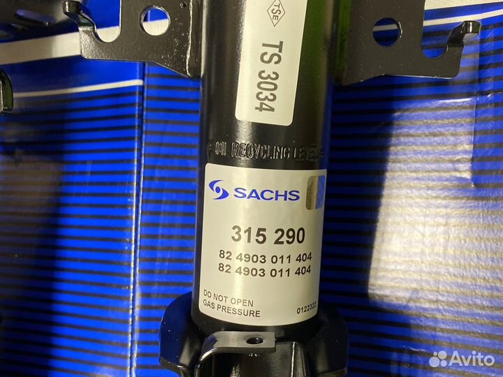 Амортизаторы передние Sachs Меган 3, Fluence