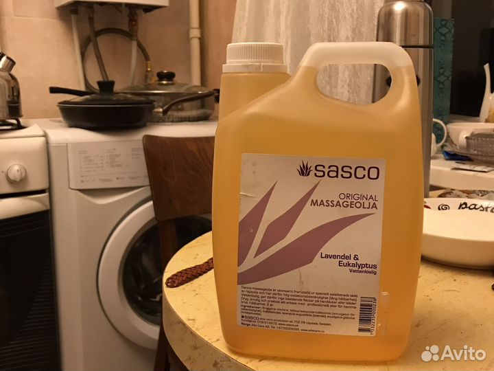 Массажное масло Sasco, Швеция 2,5 литра