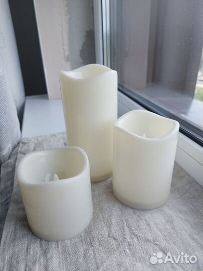 Свечи электронные набор 3 шт