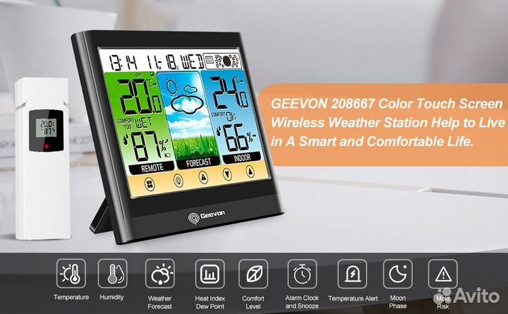 Новая USA Geevon Wireless Weather Station