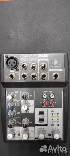 Микшерный пульт Behringer Xenyx 502 без бп