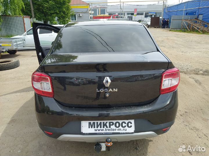 Фаркоп для Renault Logan 2 Stepway Рено Логан 2