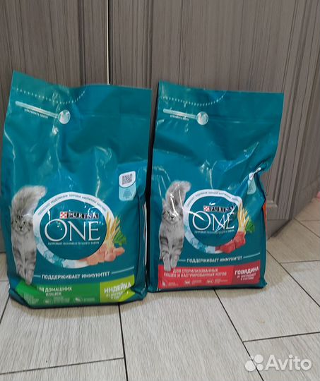 Корм purina one 3 кг, perfect fit, феликс