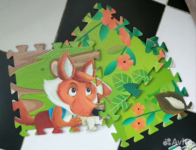 Мягкие коврики-пазл для малышей