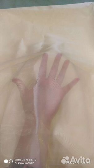 Тюль из органзы новый