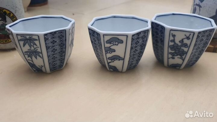 Винтажные японские пиалы, листайте