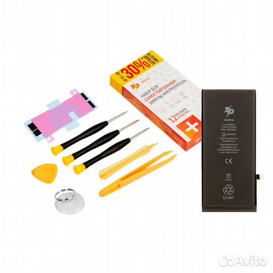 Аккумулятор в наборе ZeepDeep для iPhone Xr +12 по