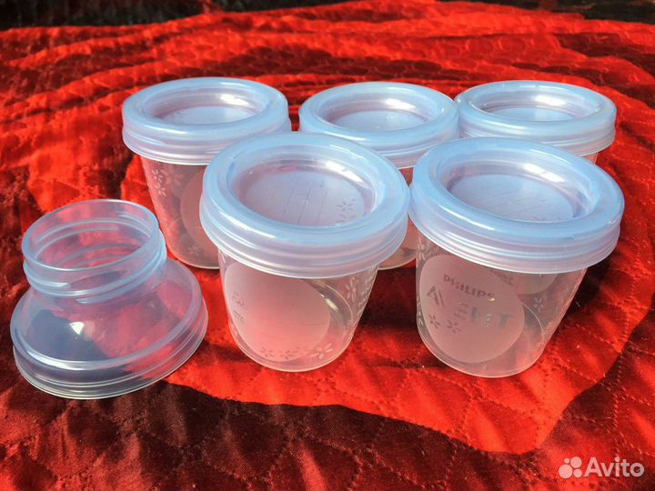 Контейнеры для хранения грудного молока Avent