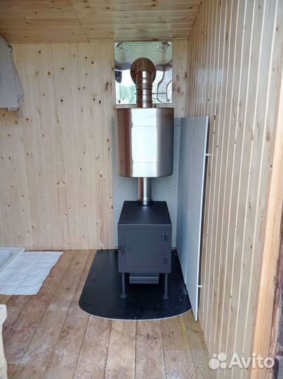 Печь камин на дровах