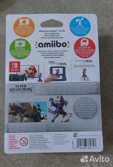 Amiibo Wolf для Nintendo Switch