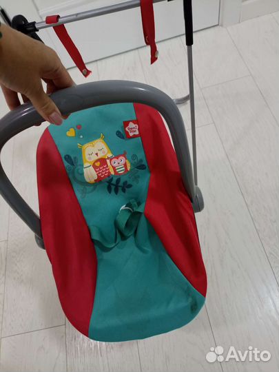 Качели, стульчик, кроватка для кукол