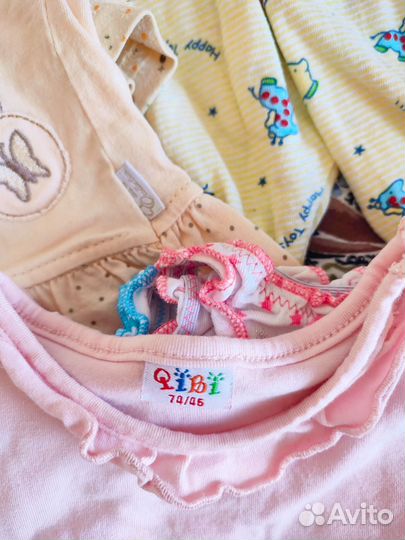 Детские вещи на девочку пакетом 74-86