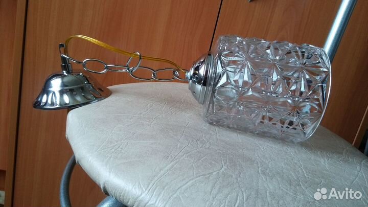 Светильник/люстра стекло рельефный рисунок