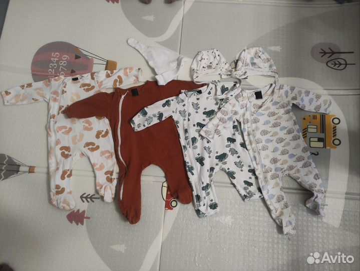 Фирменные вещи пакетом 3-6 мес. для мальчика