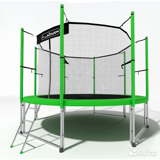 Батут I-jump classic light 8FT green