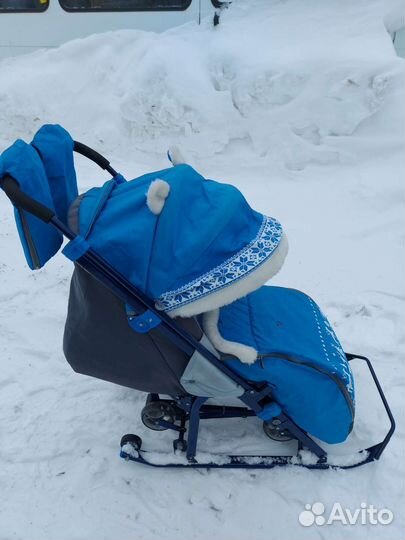 Санки коляска детские