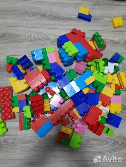 Пакет игрушек (Lego duplo+мягкие кубики k's kids)
