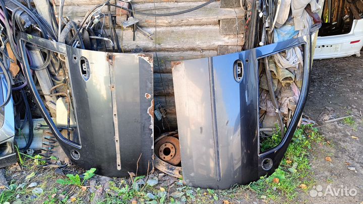 Дверь передняя левая рено логан под ремонт