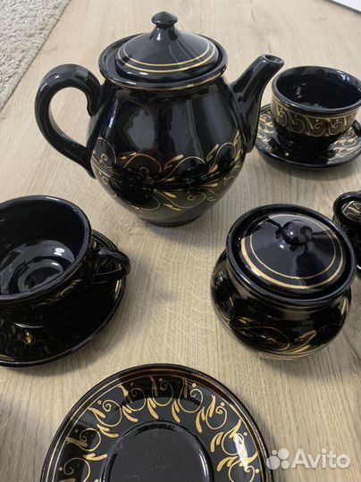 Сервиз чайный глиняный Новый