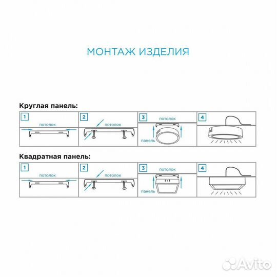Светодиодная панель Apeyron 06-62